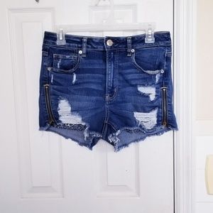 American eagle super hi-rise shortie